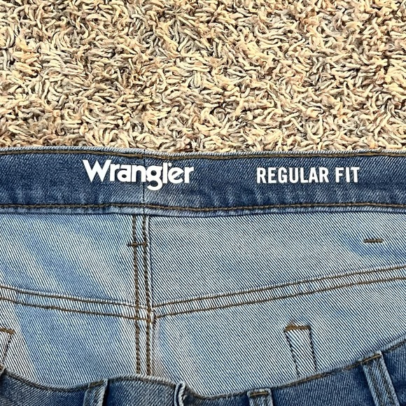 Wrangler Denim‎ Blue Jeans Regular Fit Straight Leg Mens Sz 44 x 32 - Picture 5 of 6